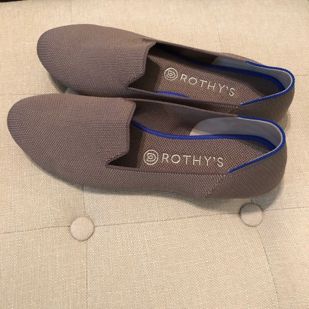 Rothy’s tan loafers